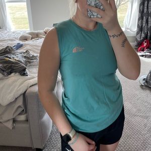 women’s north-face tank top